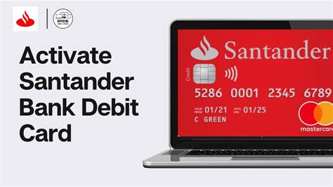 how to activate contactless card santander|Santander contactless debit card.